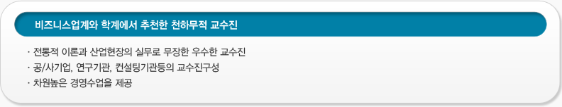 비즈니스전공의 교육 특징 넷